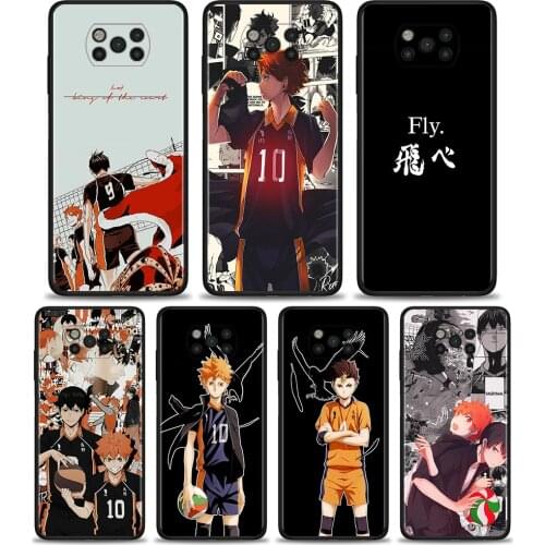 Haikyuu for Xiaomi Poco X3 NFC F1 F3 M3 X3 Pro TPU Case for Redmi Note 8 8T 9 9T 9S 10 Pro Soft Phone Shell Housing