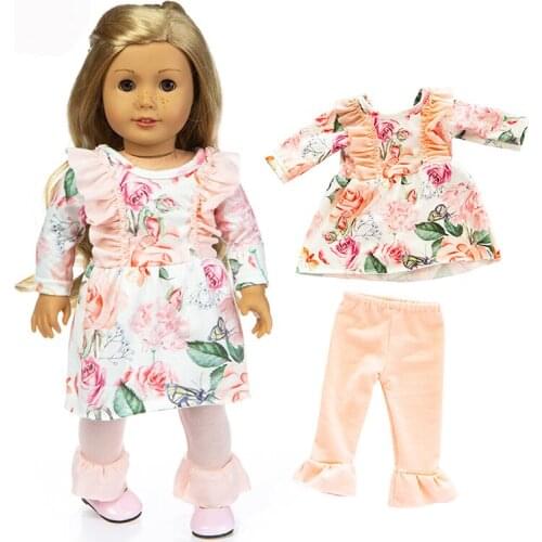 Flower Set Clothes fits for American girl 18" american girl doll alexander doll best gift