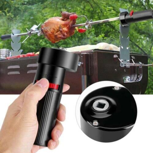 Electric BBQ Rotisserie Grill Roast Barbecue Universal Kit Motor Meat Skewer Outdoor Picnic Rotator Motor High-quality