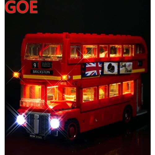 GOE Led Light Up Kit For 10258 210451 Compatible With Creator London Bus Lighting Set (Only LED light)
