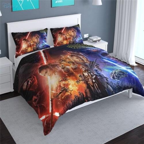 New 3D Star Wars Duvet Cover Set with Pillowcase Print Bedding Set Single Double Twin Full Queen King Size for Bedroom Decor