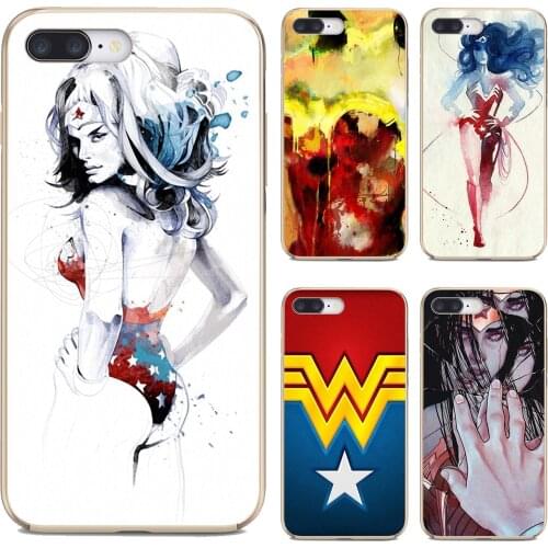 For Xiaomi poco X3 nfc F2 Pro M3 Mi 5X 6X Max Mix 1 2 2S 3 Mi5 Mi6 Mi3 Mi4 Soft Cases Cover Wonder-Woman-hero