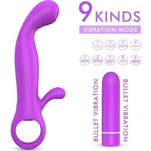 New Product USB Electric Charging Silicone Vibrators Wand Adult Sex Toys G Spot Rabbit Vibrator For Women