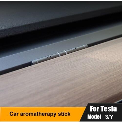 For Tesla Model 3/Y 2021Car Interior Air Freshener Vent Clip Outlet Air Condition Diffuser Solid Flavoring Perfume Fragrance