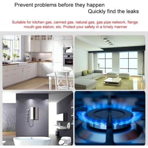 13MA Portable LED Gas Analyzer Combustible Gas Detector LPG Natural Gas Leak Tester