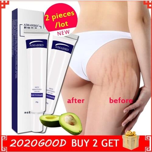 Smooth Skin Cream Fat wrinkles Pregnancy Removal To Maternity Repair Body Cream Soft Skin Stretch Marks Scar Removal Creams 2PCS