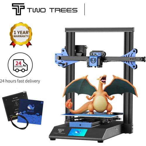 Twotrees 3D Printer Bluer I3 Printer With BMG Dual Drive Extruder 235x235mm 3d Diy Kit 3.5-Inch Color Touch Screen Facesheild