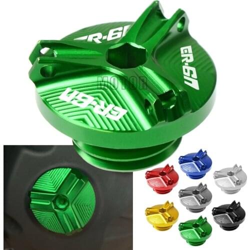 For Kawasaki Ninja ER6N 2006-2016 ER-6N ER 6 N Motorcycle Accessories CNC Aluminum Engine Oil Cup Cover Oil Filler Cap Plug