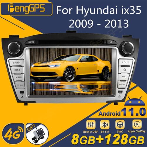 Android 10.0 CD DVD Player For Hyundai ix35 2009-2013 Multimedia Headunit Auto Stereo GPS Navigation Radio Carplay DSP PX6 6Core