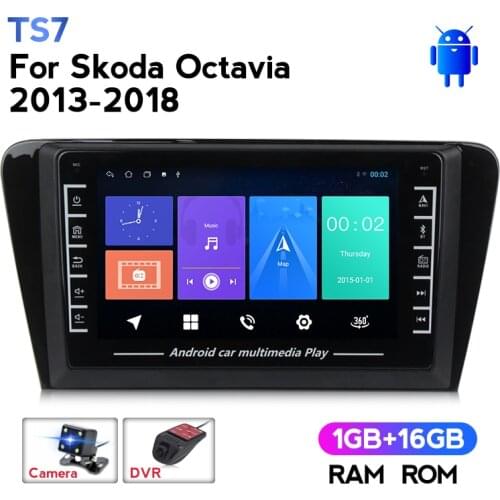 Android Car Radio Multimedia Video Player Navigation GPS No 2Din DVD for SKODA Octavia 3 A7 2014-2018 Support Carplay Camera DVR