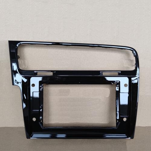Car Fascias Navigation Fascia Dash Frame Kit For 10" ~ 10.2" Android Multimedia Player For Golf 7 VII MK7 L.H.D.2013 2014 ~2018