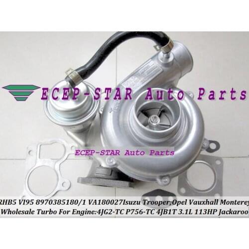 Free Ship RHB52 VI95 8970385180 8970385181 Turbo For ISUZU Trooper For Holden Jackaroo For Opel Monterey 4JB1T 4JG2TC 3.1L TD