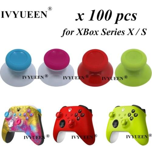 IVYUEEN 100 PCS Limited Edition for XBox Series X S Original Controller 3D Analog Thumb Sticks Thumbsticks Joystick Accessories