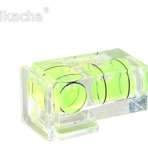 Hot 2 Axis Bubble Spirit Level Gradienter Camera Flash Hot Shoe For Canon For Nikon For Sony Universal DSLR Camera Photography