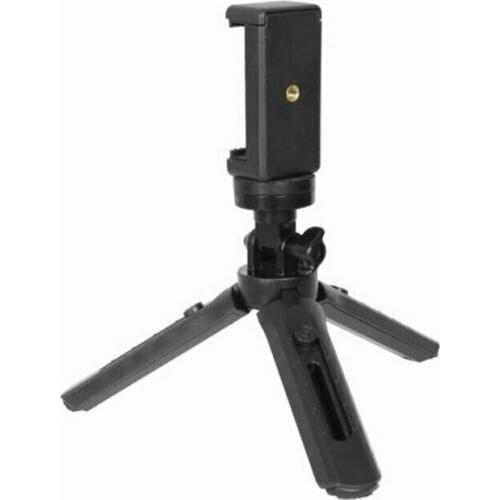 Mini Tripod Extendable Camera Video Vlog Stand Holder w/ Phone Cilp Clamp