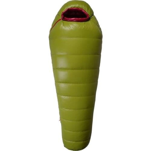 Adult mummified sleeping bag covered blanket, very warm white goose down filled blanket, warm, in 4 thicknesses, suitable for ca