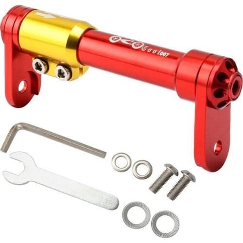 MUQZI Folding Bike Easy Wheels Extension Bar Aluminum Alloy Easy Wheel Extender for Brompton Folding Bike