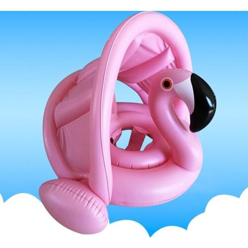 Inflatable Flamingo Pool Float Circle Mattress Swimming Swan Swim Ring Seat Boat Raft Summer Water Fun Pool Toys