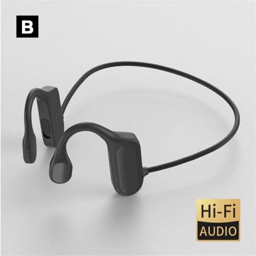 Bone Conduction Headphone V5.1 Bluetooth Ear Hook Sports Earphones Waterproof Wireless Running Headset Stereo Handsfree With Mic