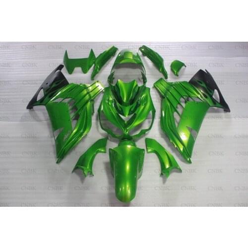 For ZZR 1400 2012 - 2015 Motorcycle Fairing ZZR 1400 14 15 Green Motorcycle Fairing Zx14 Zx-14r 2014 Fairing Unpainted