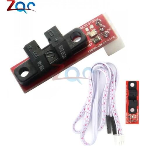 2 sets Optical Endstop Light Control Limit Switch for RAMPS 1.4 Board 3D Printers Parts with 3 Pin Cable Red Part Accessories