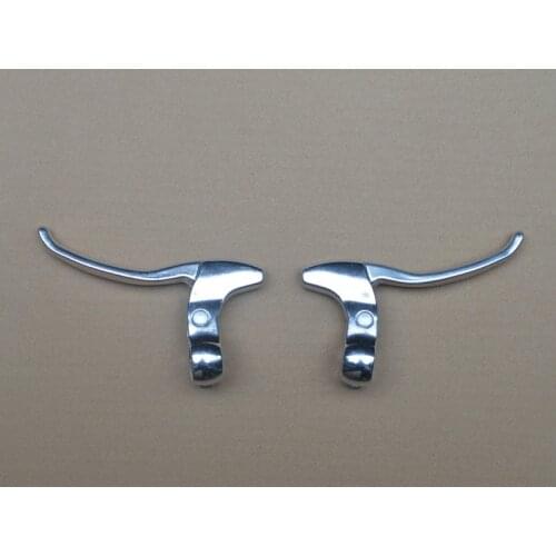 Retro Vintage Bike Brake Handle Aluminum Brake road bicycle The Silver Proper Folding Commuter Modification Cycling Accessories