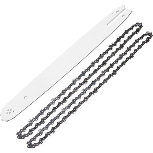 SHGO HOT-14 Inch Bar +3/8L 2Pcs Chains Fit For Stihl 018 Ms180 Ms181 Chainsaws Chain Saw