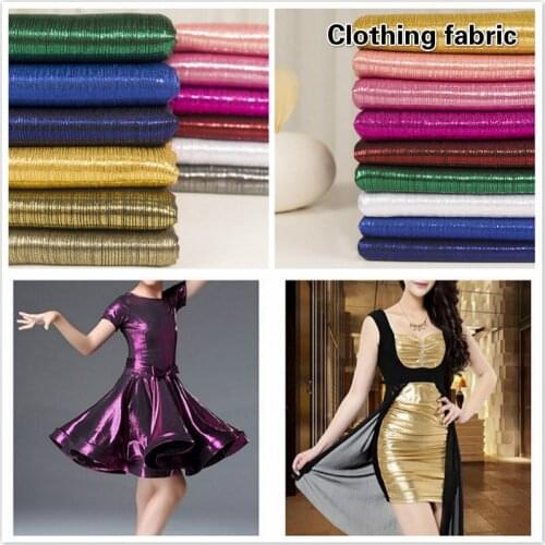 Reflective Stretch Knitted Fabric DIY Trendy Clothes Jacket Dress Cheongsam Sexy One-piece Skirt Underwear Production Material
