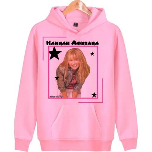 Hannah montana 2019 Cartoon Hooded Men Hoodies Streetwear Style Punk Hoodies Mans Hoodies Sweatshirts Clothes V3122