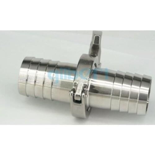 63mm Hose Barb x 2.5" Tri Clamp Set SUS304 Stainless Steel Sanitary Fitting Tri-Clover Home Brew