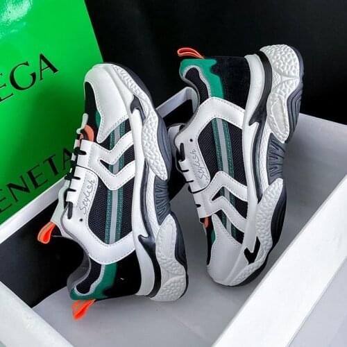 2021Chunky Sneakers Women Breathable Lightweight Comfortable Platform Shoes Fashion Color Matching All-Match Casual Shoes