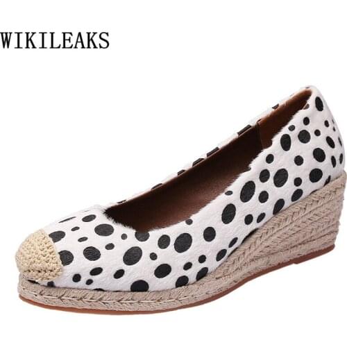 Fur Wedges Shoes for Women Platform Heels Pumps Women Shoes Women Shoes High Heel Espadrille Black Heels Zapatos Mujer Zapatos