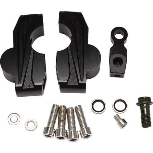 1 Pair Motorcycle Handlebar Riser Handlebar Clamp Extender Adapter for Honda CB650R