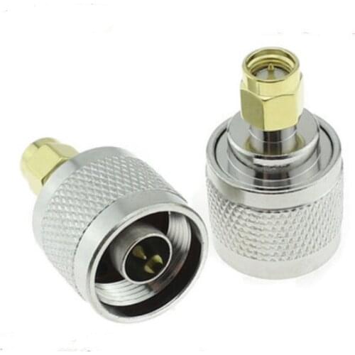 10PCS New N Male to SMA Male Straight RF Coaxial Connector Adapter Wholesale