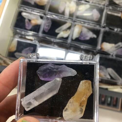 3pcs/Set Natural Rock Crystal Quartz Raw Crystals Crystal Wand Quartz Healing Stone Crystal Point Rock Mineral Specimen Energy