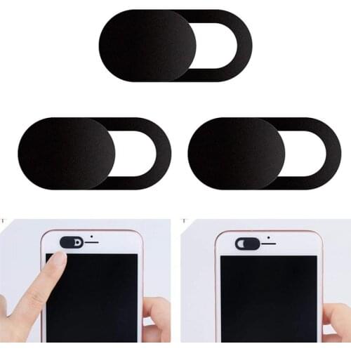 3pcs WebCam Cover Shutter Magnet Slider Plastic Universal For iPad Web Laptop PC Macbook Tablet Privacy Sticker Antipeep