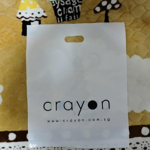 40x50cm custom print logo on gift plastic bags for packaging and shopping