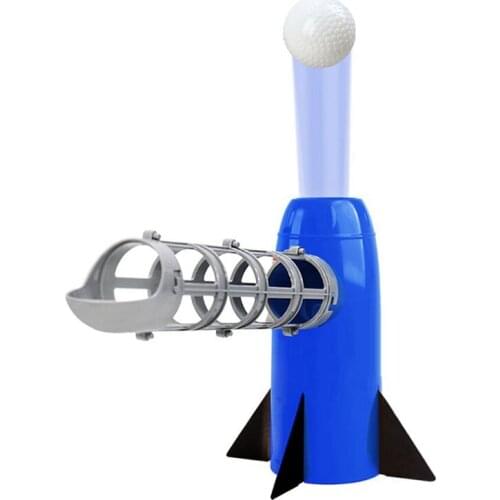 Kids Automatic Pitching Machine Baseball Launcher -Up Trainer Toys Pitcher Set With Baseball Bat For Outdoor