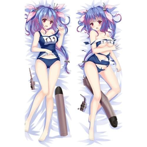 Kantai collection Hot Japanese Anime Hugging Pillow Cover Case Pillowcases Decorative Pillows Double-Sided 2Way 2WT 50X160CM
