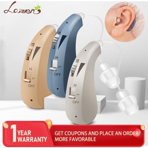 203S Rechargeable Digital Hearing Aid Sound Amplifiers Wireless Audiofo for Elderly Moderate to Severe Loss DropShipping Resound