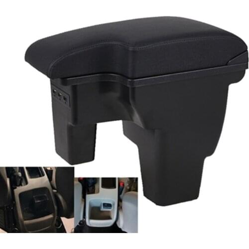 For Ford focus 3 armrest box central Store content focus mk3 armres bodouble layer with USB interface
