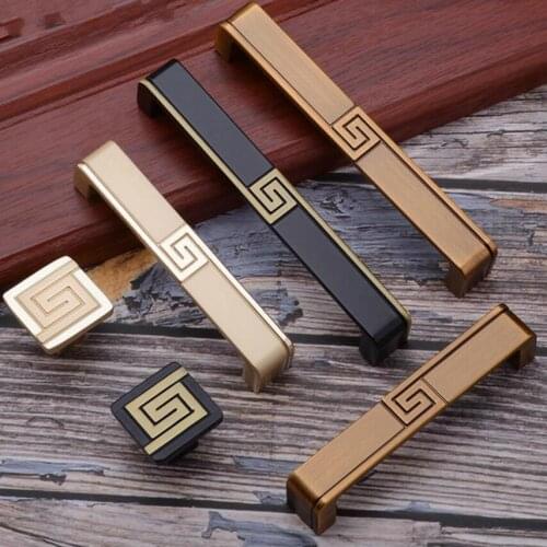 Luck Cloud Chinese Style Cabinet Handles Drawer Kitchen Door Zinc Alloy Furniture Hardware 1 lot