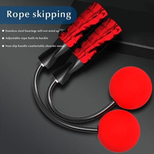Jump Rope Ropeless Skipping Rope Fitness Adjustable Weighted Ball Cordless Jump Rope for Men Women Kids Boxing Training