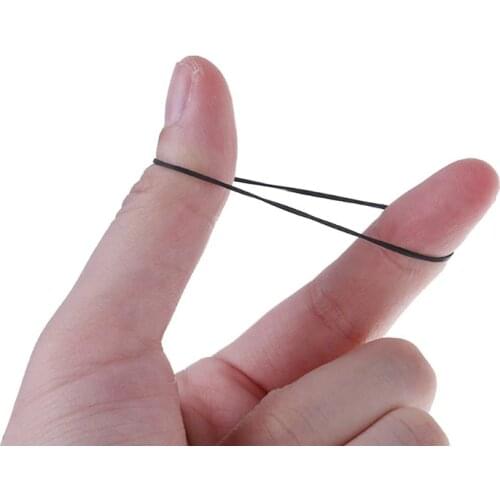 1mm Mix Cassette Tape Machine Belts Assorted Common Flat Rubber Belt 45-130mm for Recorders Walkman DVD 50Pcs/bag Universal