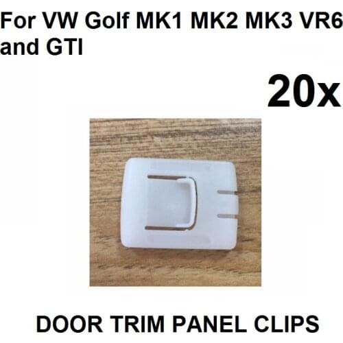 X20 PCS FOR VW GOLF MK1 MK2 MK3 GTI VR6 TRUE CLIP OEM GUIDING SEAT