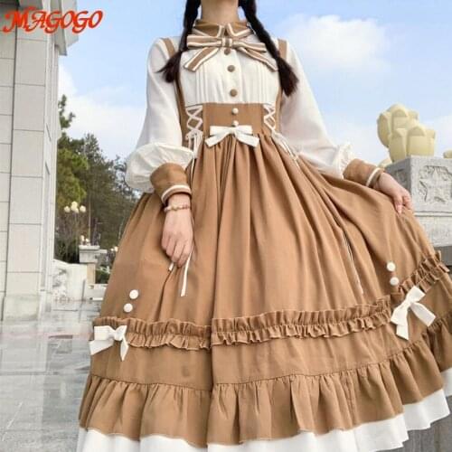 MAGOGO Women Costume Lolita Dress Sweet OP Dress New Fashion Original Dress
