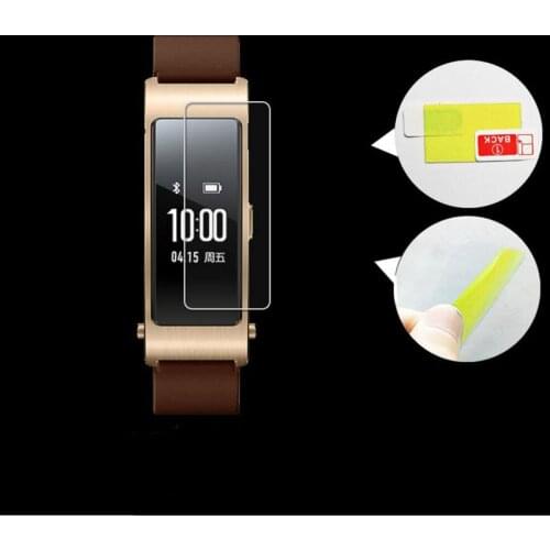 2pcs Anti-shock Soft TPU Ultra Clear Protective Film For Huawei TalkBand Talk Band B3 Lite Wristband Full Screen Protector Cover