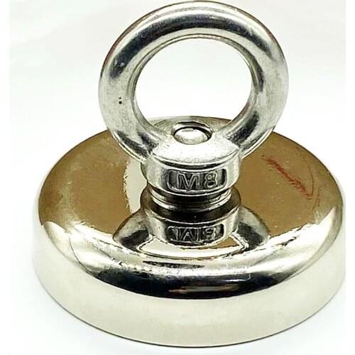 2pcs/ pack Fishing magnet pot magnet metal magnet single magnet J20 J25 J32 J36 J42 J48 J55 J60 J75 J80 J90 KG pull force