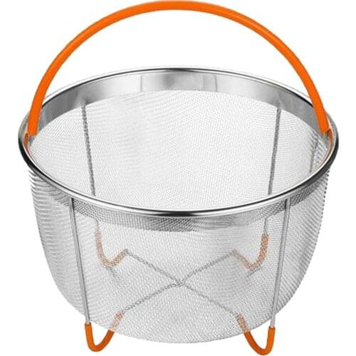 6qt Steamer Basket for Accessories Stainless Steel Strainer and Insert for Pressure Pot and Other Cooking Pot