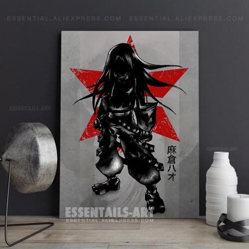 Asakura Hao Shaman King Anime Poster Canvas Wall Art Painting Decor Pictures Bedroom Study Living Room Home Decoration Prints